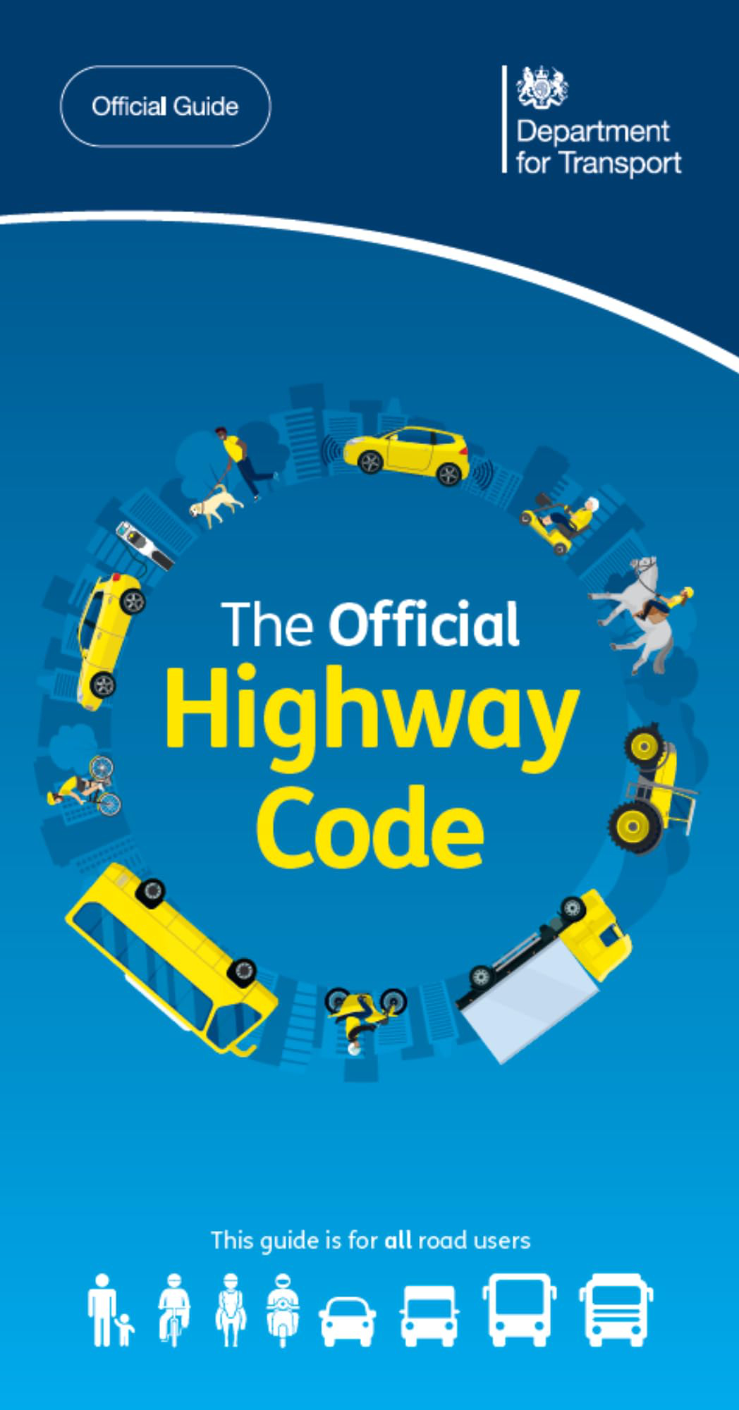 Official DVSA Highway Code book cover